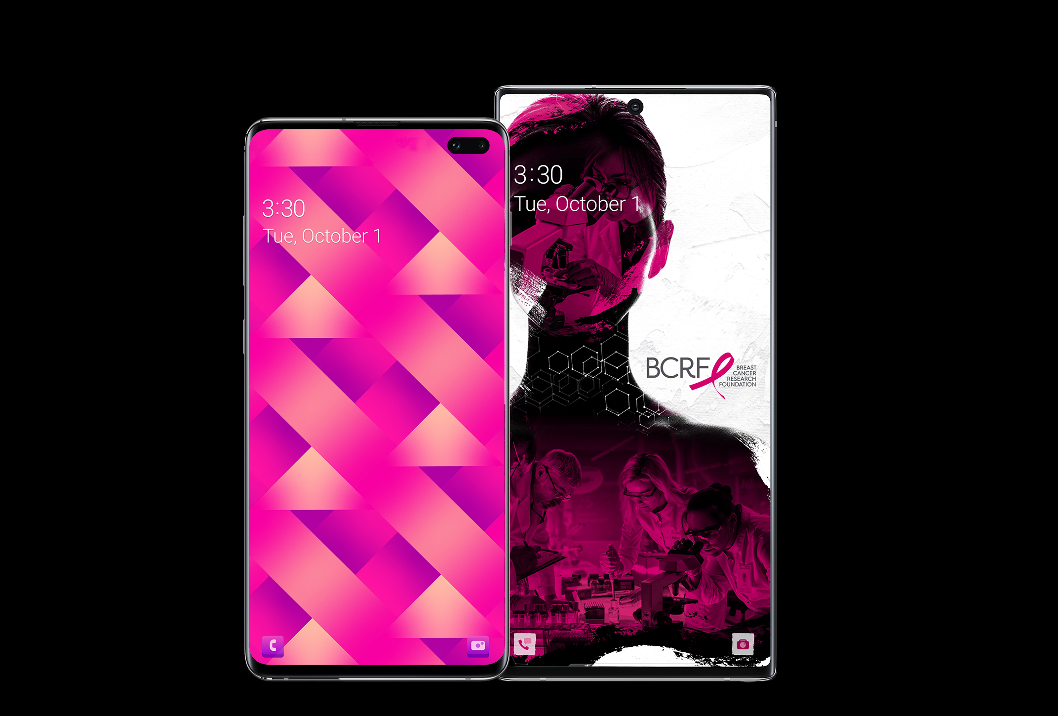 Breast Cancer Research Foundation (BCRF) smartphone Samsung Galaxy themes