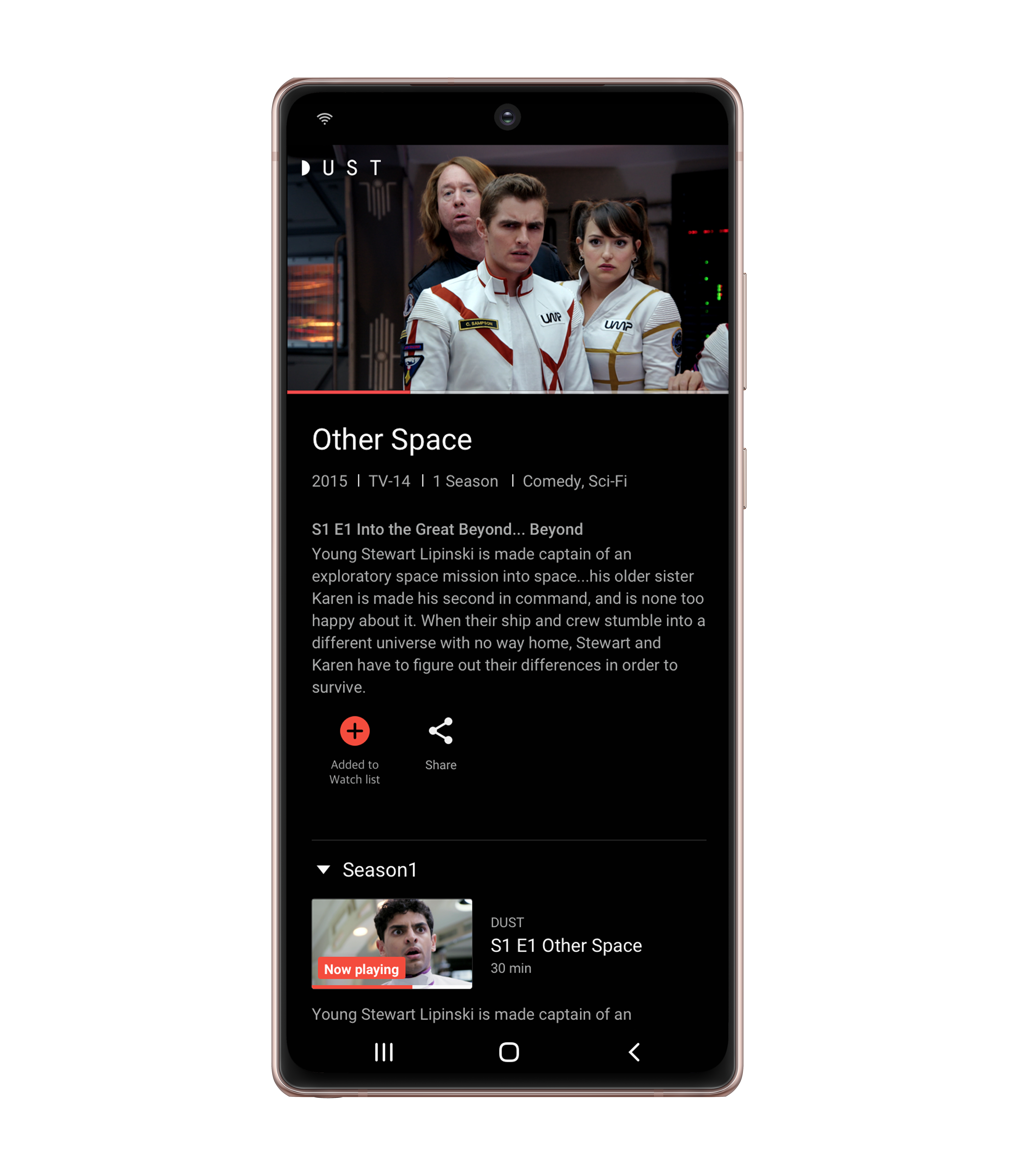 watch tv series on mobile phone