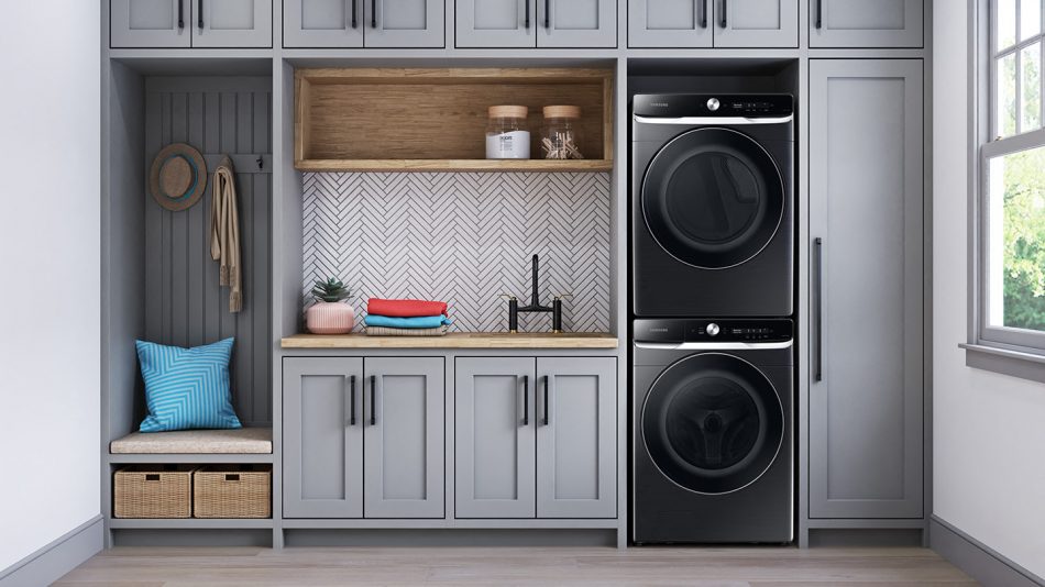 electric samsung stackable washer and dryer