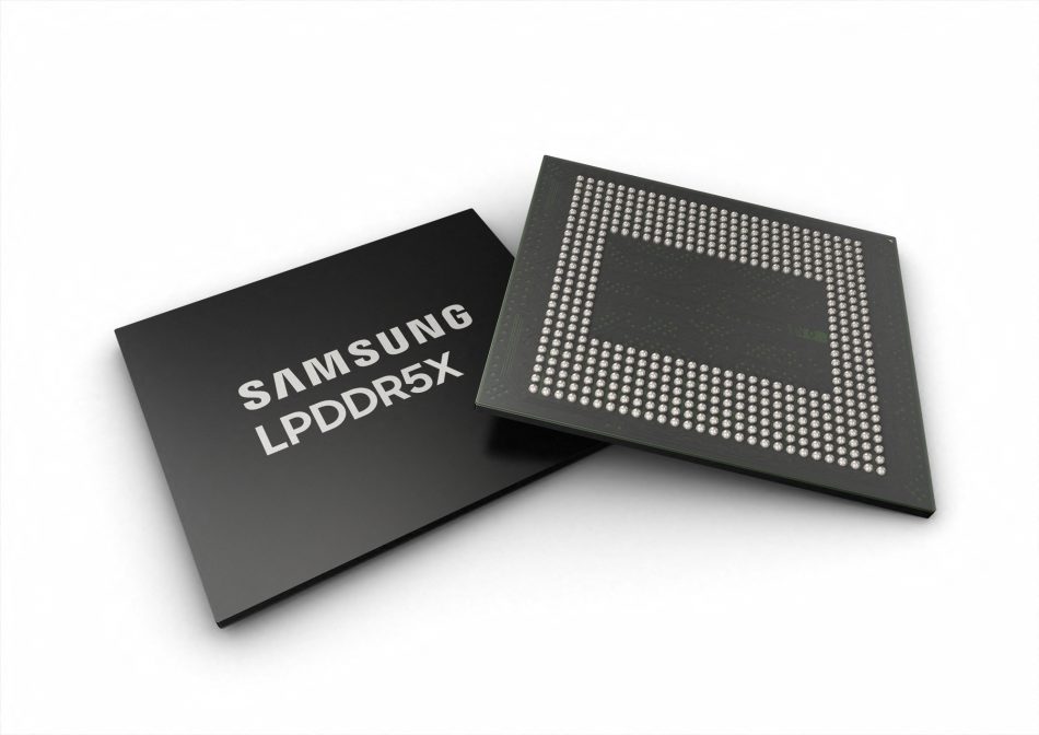 Samsung Develops Industry’s First LPDDR5X DRAM