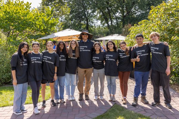 Group of students from Princeton High School's Science to Startup program