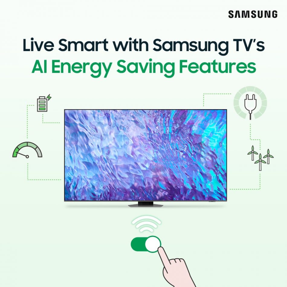 Samsung TV Brings Sustainable Screen Experience With AI Energy Saving