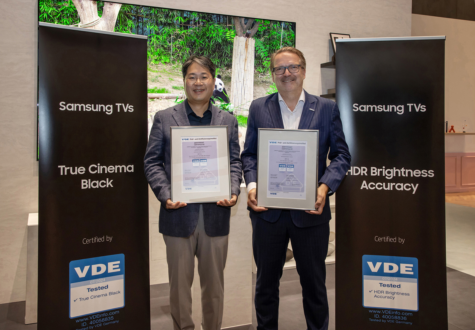 Image for Samsung 2024 Neo QLED and QLED TVs Receive Industry-First Picture Quality Excellence Certifications From VDE
