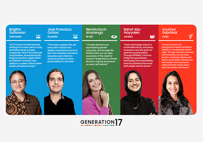 Image for Samsung and the United Nations Development Programme Welcome Five New Young Leaders to Generation17