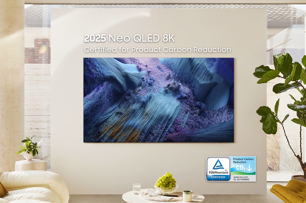 Image for Samsung Earns ‘Product Carbon Reduction’ and ‘Product Carbon Footprint’ Certifications for Dozens of 2025 TVs, Soundbars and Monitors