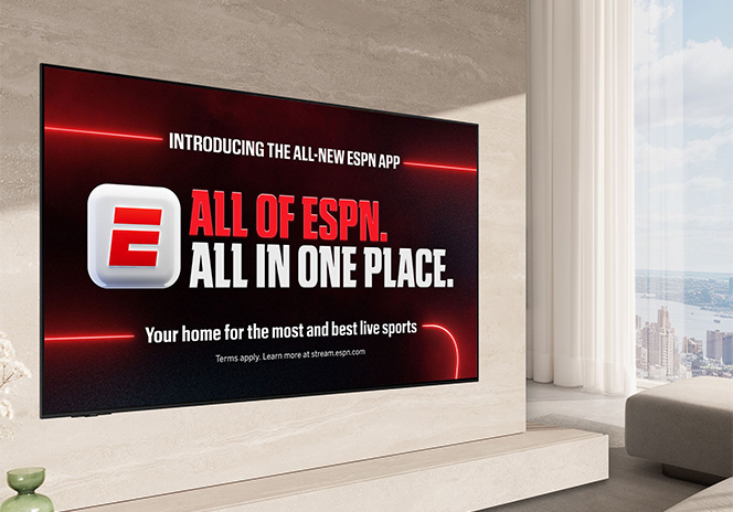 Samsung Delivers the Ultimate Sports Viewing TV Experience with ESPN