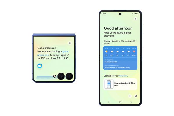 A demonstration of One UI 8 on a Galaxy Watch and smartphone