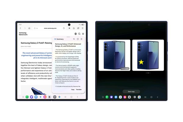 One UI 8 displayed on a Galaxy smartphone and tablet