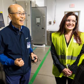 Image for Congresswoman Sheri Biggs and the National Association of Manufacturers visit Samsung in Newberry, S.C., to celebrate National Manufacturing Day