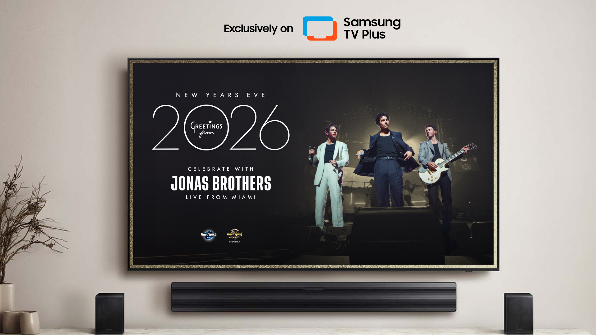 Image for Samsung TV Plus And Jonas Brothers Announce Special Live New Year’s Eve Celebration
